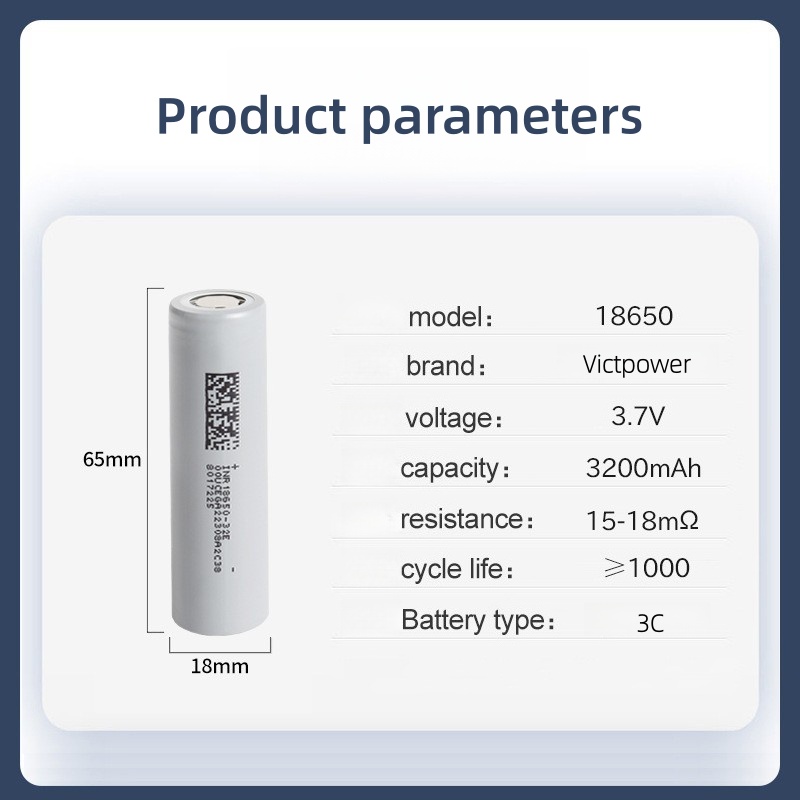 Vape Battery 18650 - Victpower 10-Pack 3500mAh 18650 Batteria agli