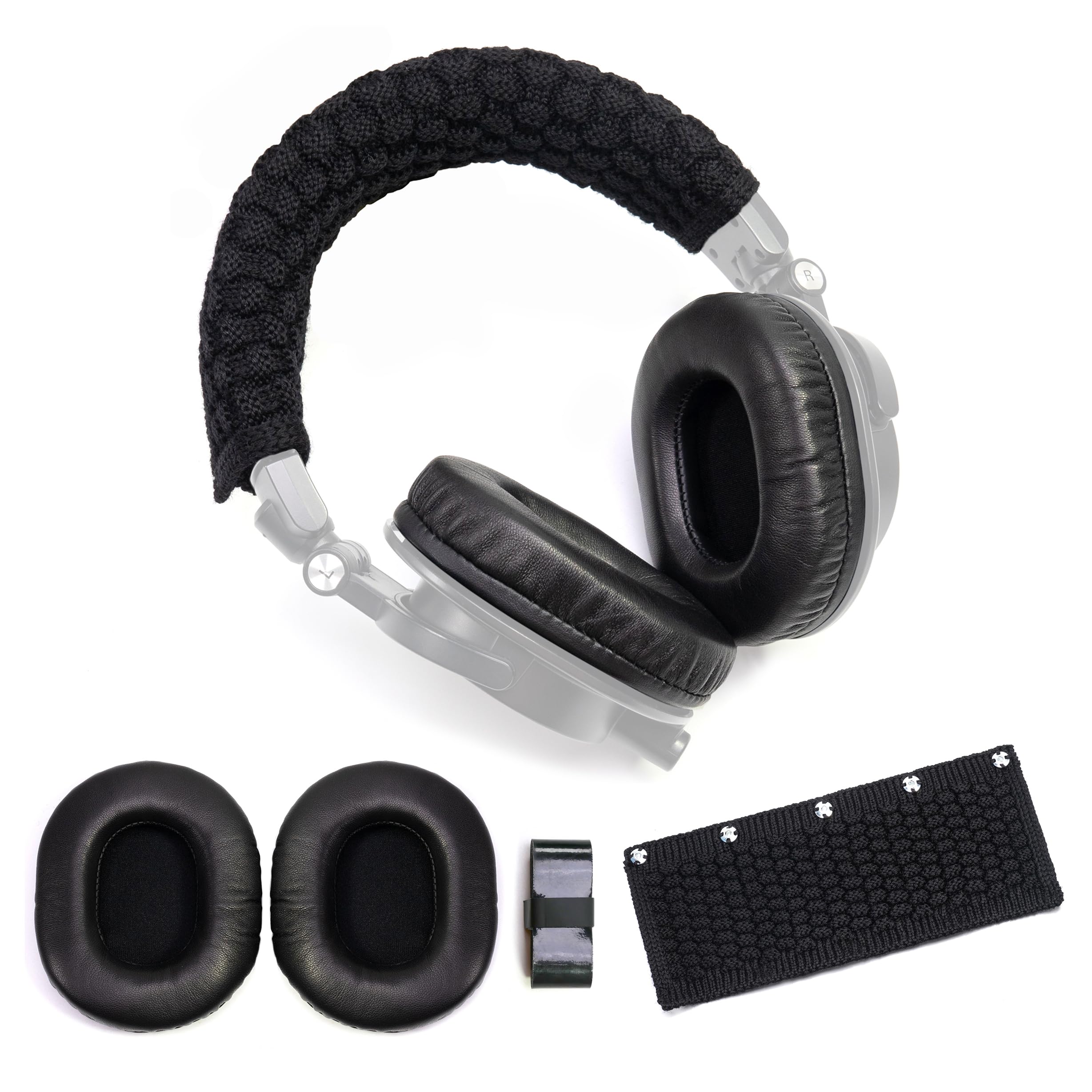 Audio Technica Headphone Ath-M20X - Cuscinetti per le orecchie in pelle
