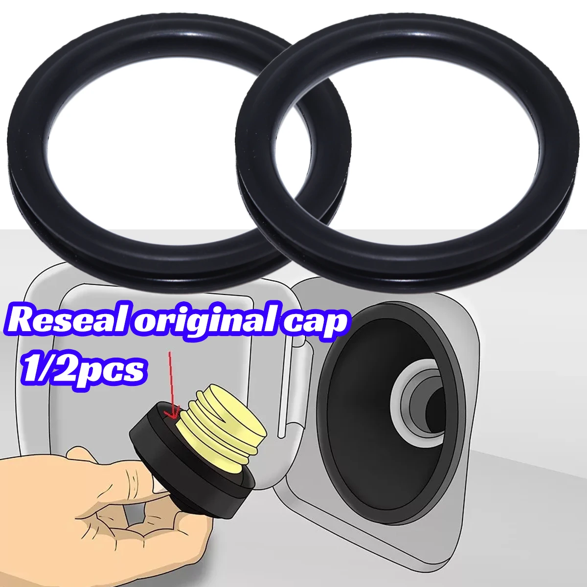 1/2pcs Tappo del Serbatoio di  - Tank O-Ring Seal recensione e prezzo