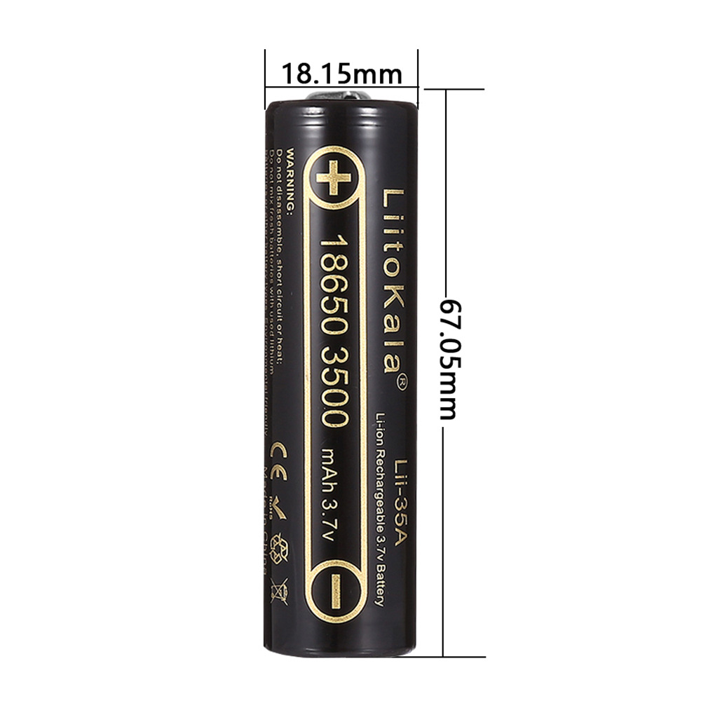 2-10 pezzi LiitoKala Lii-35A 1 - Vape Battery 18650 recensione e prezzo