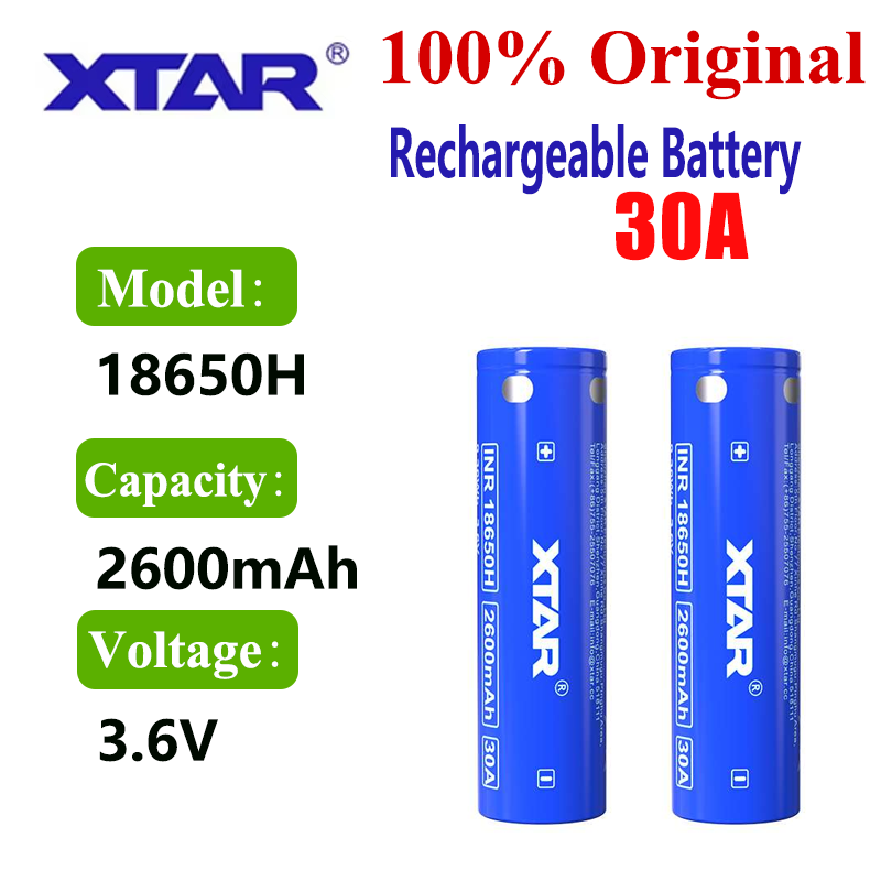 Batteria Originale XTAR 18650  - Vape Battery 18650 recensione e prezzo