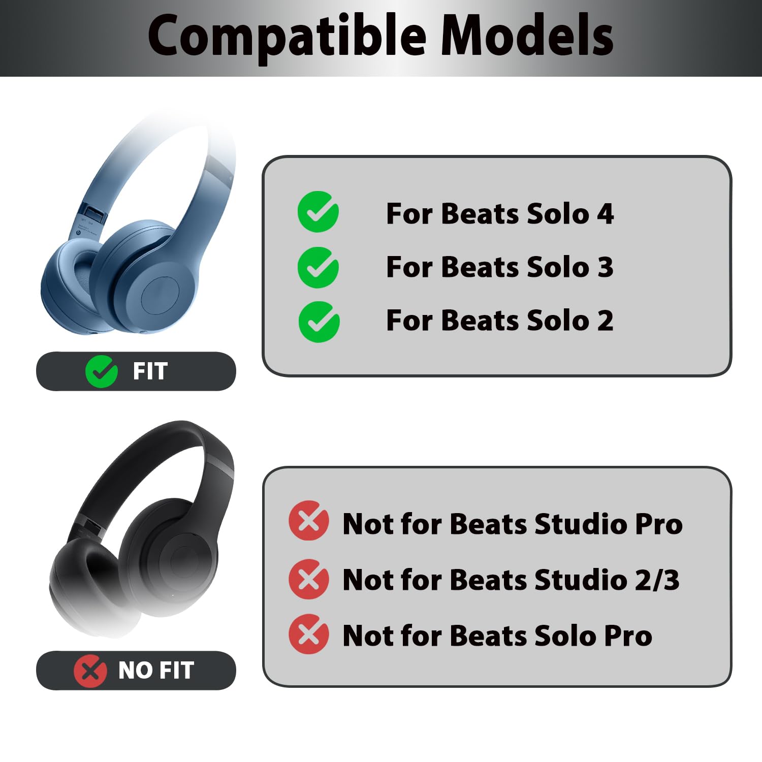 Cuscinetti auricolari in silic - Beats Headphone Solo 4 recensione e prezzo